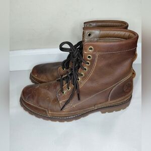 Timberland Men's Size 10  Brown Leather Boots